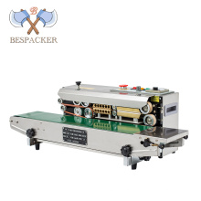 Bespacker FR-770SS stainless steel body low price horizontal continuous band sealers sealing machine